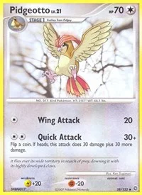 Pidgeotto | 58/132 | Reverse Holofoil | Secret Wonders
