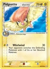 Pidgeotto (Delta Species) | 49/110 | Reverse Holofoil | Holon Phantoms