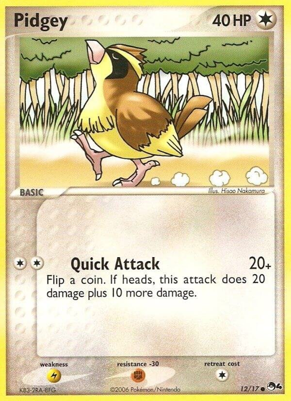 Pidgey 012/017 Normal POP Series 4 Pidgey 012/017 Normal POP Series 4