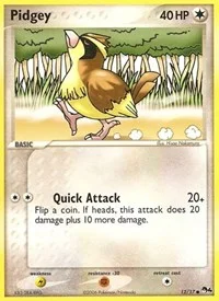 Pidgey | 012/017 | Normal | POP Series 4
