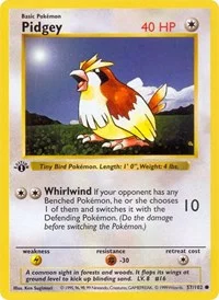 Pidgey | 057/102 | Unlimited | Base Set (Shadowless)
