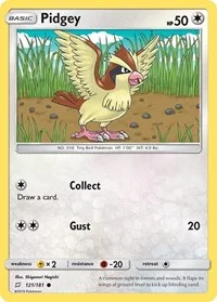 Pidgey (121) | 121/181 | Reverse Holofoil | SM - Team Up