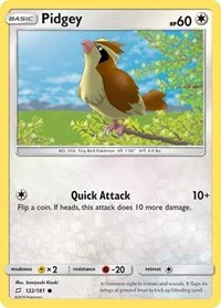 Pidgey (122) | 122/181 | Normal | SM - Team Up