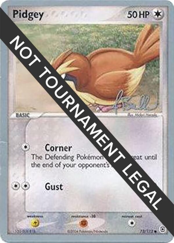 Pidgey 2006 (Jimmy Ballard) 73/112 Normal World Championship Decks Pidgey 2006 (Jimmy Ballard) 73/112 Normal World Championship Decks