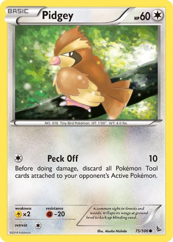 Pidgey 75/106 Normal XY – Flashfire Pidgey 75/106 Normal XY – Flashfire