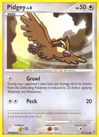 Pidgey | 99/132 | Reverse Holofoil | Secret Wonders