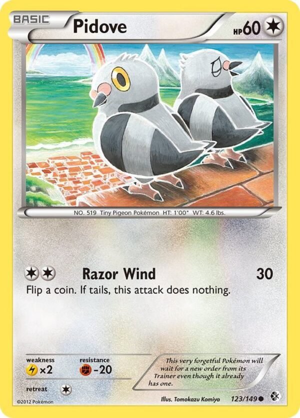 Pidove 123/149 Reverse Holofoil Boundaries Crossed