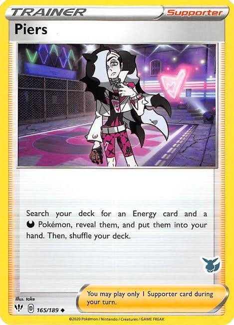 Piers 165/189 (Eevee Stamped) Normal Battle Academy 2022