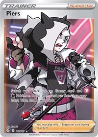 Piers (Full Art) | 187/189 | Holofoil | SWSH03: Darkness Ablaze