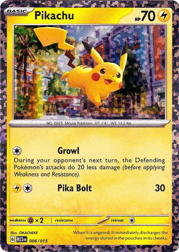 Pikachu 006/015 Holofoil McDonald’s Promos 2023 Pikachu 006/015 Holofoil McDonald’s Promos 2023