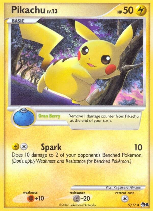 Pikachu 009/017 Holofoil POP Series 6