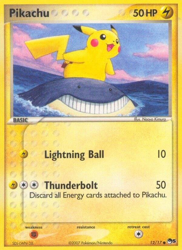 Pikachu 012/017 Normal POP Series 5
