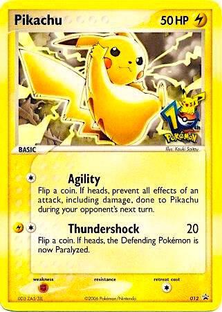 Pikachu 012 (10th Anniversary) Normal Miscellaneous Cards & Products Pikachu 012 (10th Anniversary) Normal Miscellaneous Cards & Products