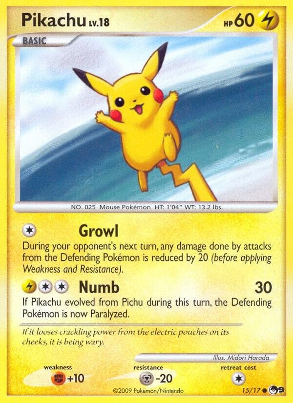 Pikachu 015/017 Normal POP Series 9 Pikachu 015/017 Normal POP Series 9