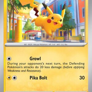 Pikachu 018/091 Reverse Holofoil SV: Paldean Fates