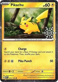 Pikachu | 025/165 (Holiday Calendar) | Holofoil | Miscellaneous Cards & Products