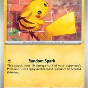 Pikachu 051/162 Reverse Holofoil SV05: Temporal Forces