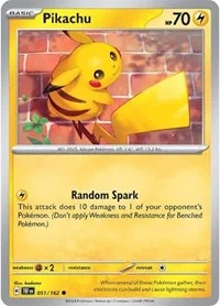 Pikachu | 051/162 | Reverse Holofoil | SV05: Temporal Forces