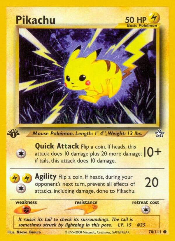 Pikachu 070/111 Unlimited Neo Genesis