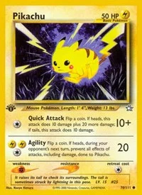 Pikachu | 070/111 | 1st Edition | Neo Genesis