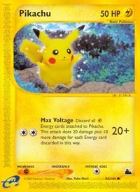 Pikachu | 084/144 | Reverse Holofoil | Skyridge Pikachu | 084/144 | Reverse Holofoil | Skyridge
