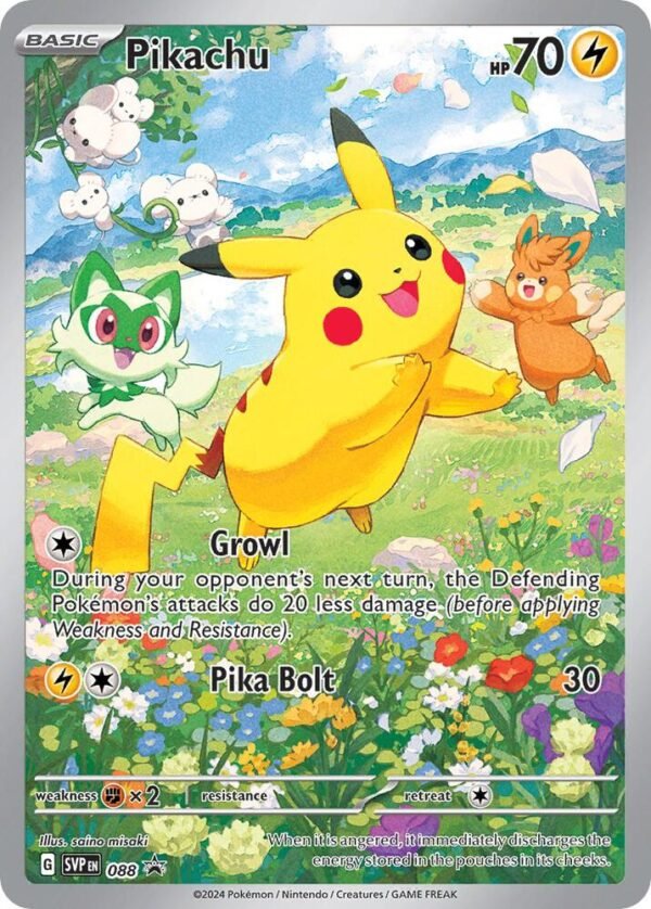 Pikachu 088 Holofoil SV: Scarlet & Violet Promo Cards Pikachu 088 Holofoil SV: Scarlet & Violet Promo Cards