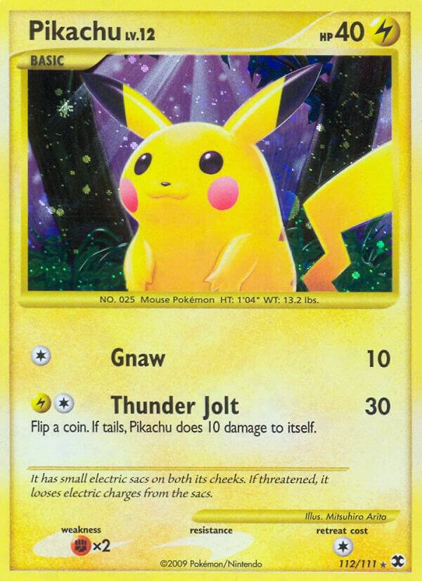 Pikachu 112/111 Holofoil Rising Rivals Pikachu 112/111 Holofoil Rising Rivals