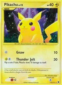 Pikachu | 112/111 | Holofoil | Rising Rivals