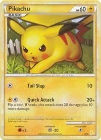 Pikachu (#16) | 16/30 | Normal | HGSS Trainer Kit: Gyarados & Raichu