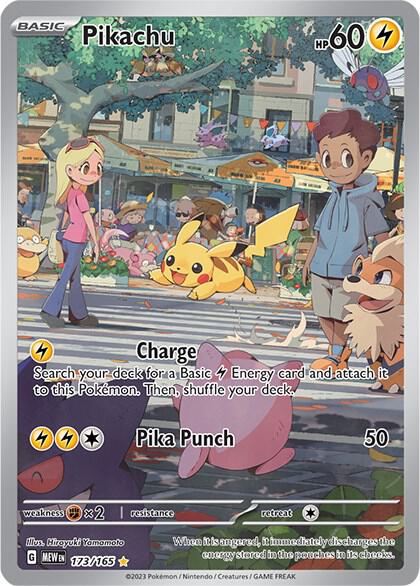 Pikachu 173/165 Holofoil SV: Scarlet & Violet 151