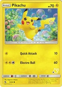 Pikachu | 19/68 (#15 Pikachu Stamped) | 019/068 | Normal | Battle Academy