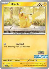 Pikachu | 214 (Illustration Contest 2024) | Normal | SV: Scarlet & Violet Promo Cards