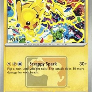 Pikachu 225 (World Championship 2025) [Winner] Normal SV: Scarlet & Violet Promo Cards