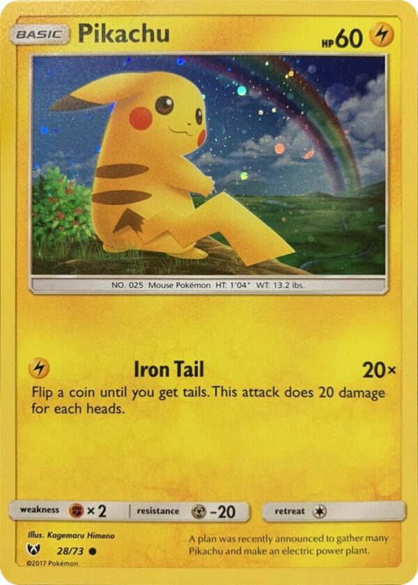 Pikachu 28/73 (Cosmos Holo) 028/073 Holofoil Miscellaneous Cards & Products Pikachu 28/73 (Cosmos Holo) 028/073 Holofoil Miscellaneous Cards & Products