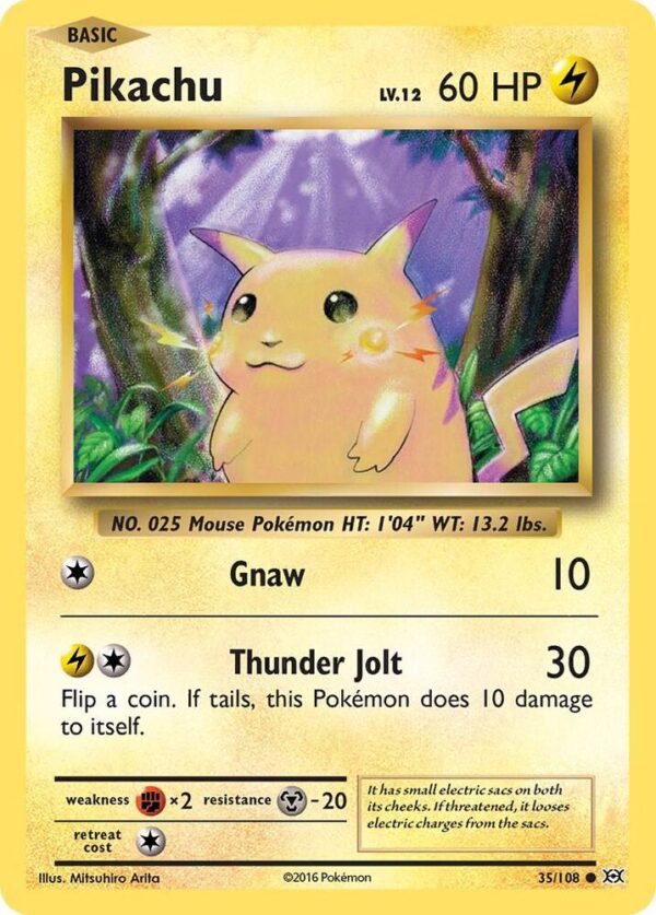 Pikachu 35/108 Normal XY – Evolutions