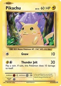 Pikachu | 35/108 | Normal | XY - Evolutions
