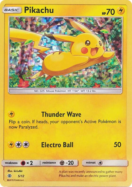 Pikachu 5/12 005/012 Holofoil McDonald’s Promos 2017 Pikachu 5/12 005/012 Holofoil McDonald’s Promos 2017