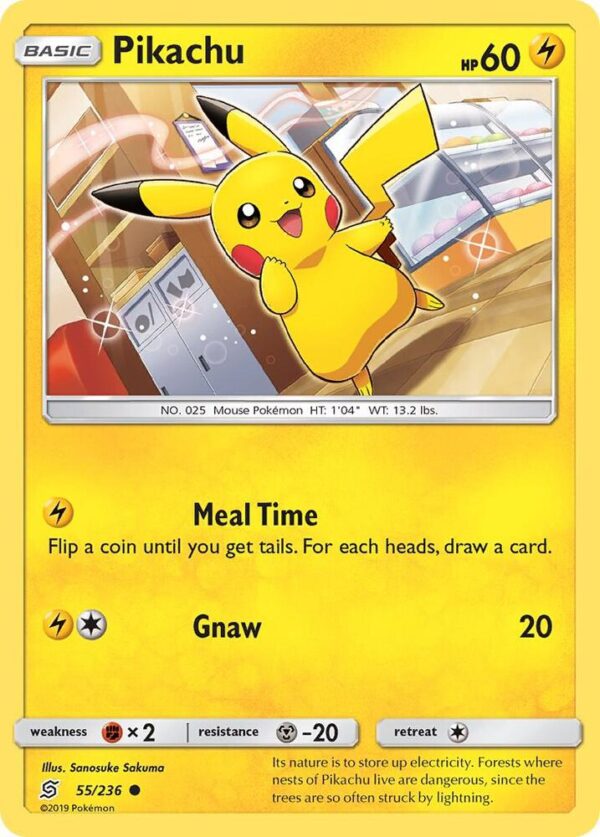 Pikachu (55) 55/236 Normal SM – Unified Minds Pikachu (55) 55/236 Normal SM – Unified Minds