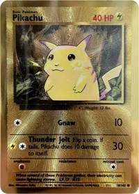Pikachu | 58/102 (Celebrations Metal Card) | 058/102 | Holofoil | Miscellaneous Cards & Products