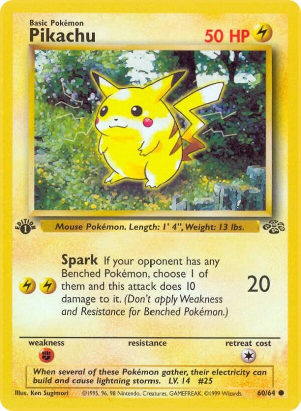 Pikachu 60/64 Unlimited Jungle