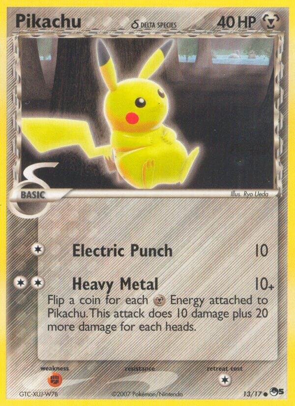 Pikachu (Delta Species) 013/017 Normal POP Series 5 Pikachu (Delta Species) 013/017 Normal POP Series 5