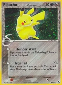 Pikachu (Delta Species) | 93/92 | Holofoil | Legend Maker