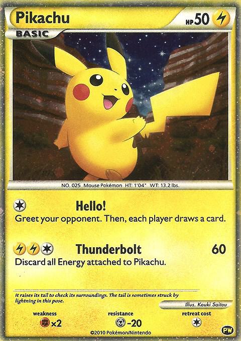 Pikachu (English) PW 1 Holofoil Pikachu World Collection Promos Pikachu (English) PW 1 Holofoil Pikachu World Collection Promos