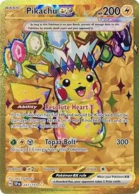 Pikachu ex | 247/191 | Holofoil | SV08: Surging Sparks