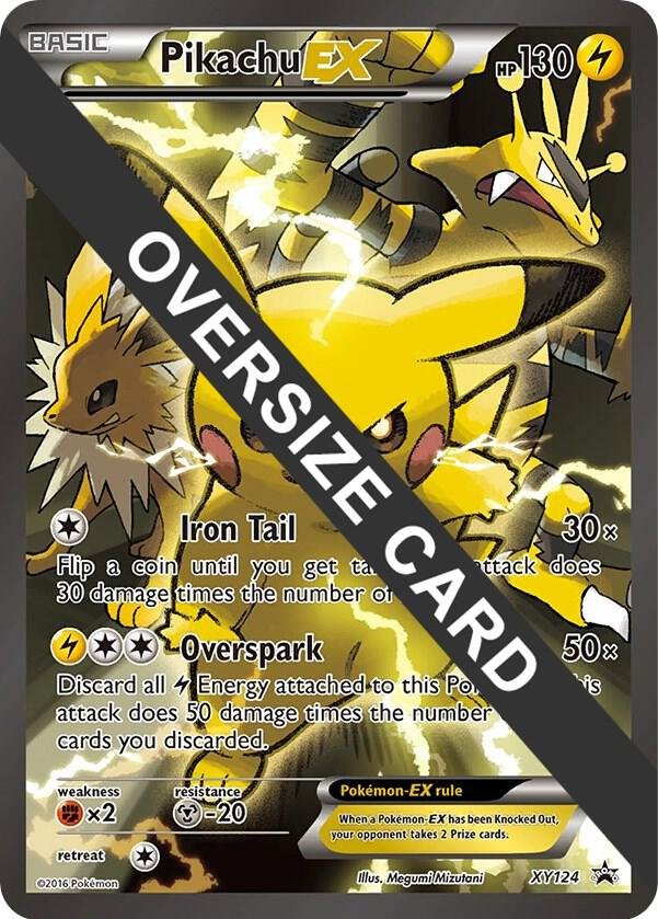 Pikachu EX XY124 Holofoil Jumbo Cards