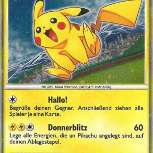 Pikachu (German) PW 6 Holofoil Pikachu World Collection Promos