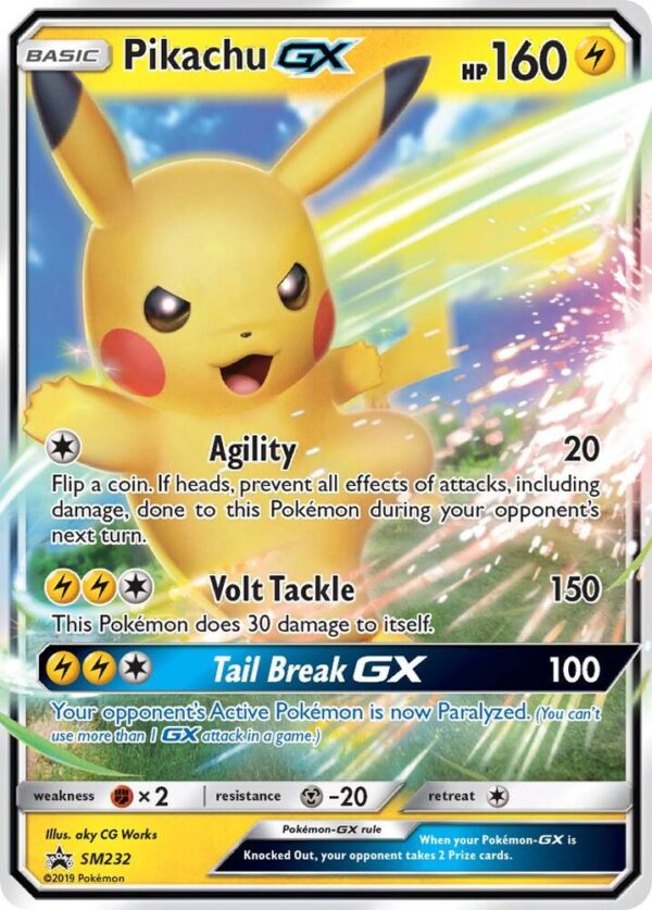 Pikachu GX SM232 Holofoil SM Promos