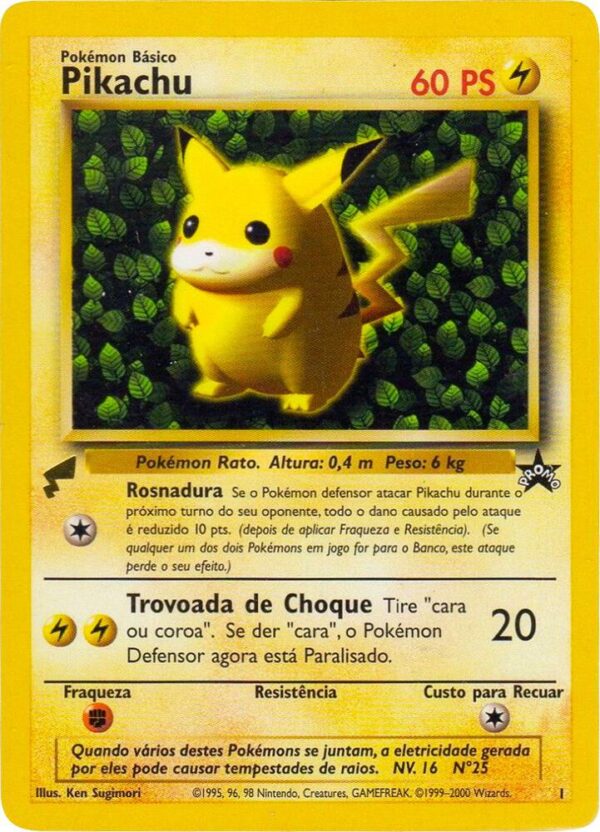 Pikachu (Ivy) 1 Normal Pikachu World Collection Promos