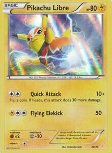 Pikachu Libre (30 Holo) 30/30 Holofoil XY Trainer Kit: Pikachu Libre & Suicune