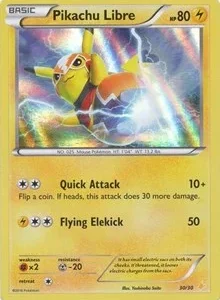 Pikachu Libre (30 | Holo) | 30/30 | Holofoil | XY Trainer Kit: Pikachu Libre & Suicune Pikachu Libre (30 | Holo) | 30/30 | Holofoil | XY Trainer Kit: Pikachu Libre & Suicune